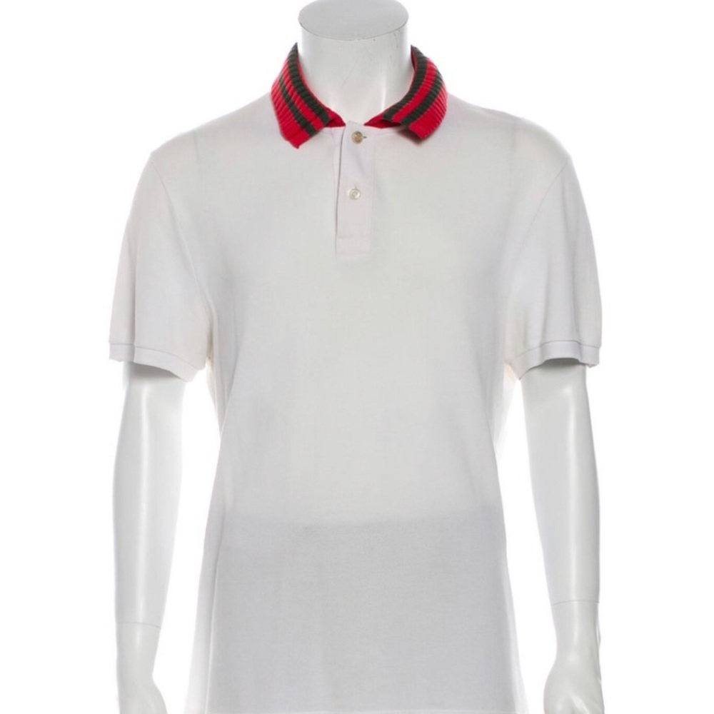 Gucci web trim polo shirt